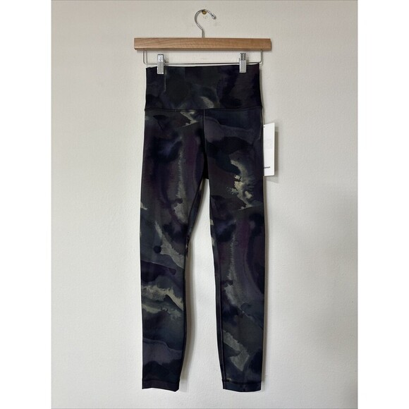 LULULEMON Wunder Train High-Rise Tight 25" NWT Size 4 Ink Islands EVERLUX - Picture 1 of 4